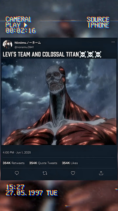 armin, colossal titan☠️🥶