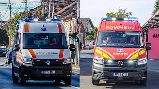 New Ambulances For Romania Noile Ambulanțe Volksvagen Crafter-Smurd & Saj