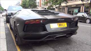 London Supercars June 2013 : Enzo, DMC Aventador, Projex 458