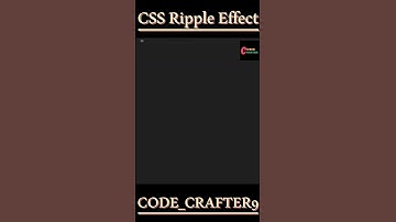 CSS Ripple Effect #shorts