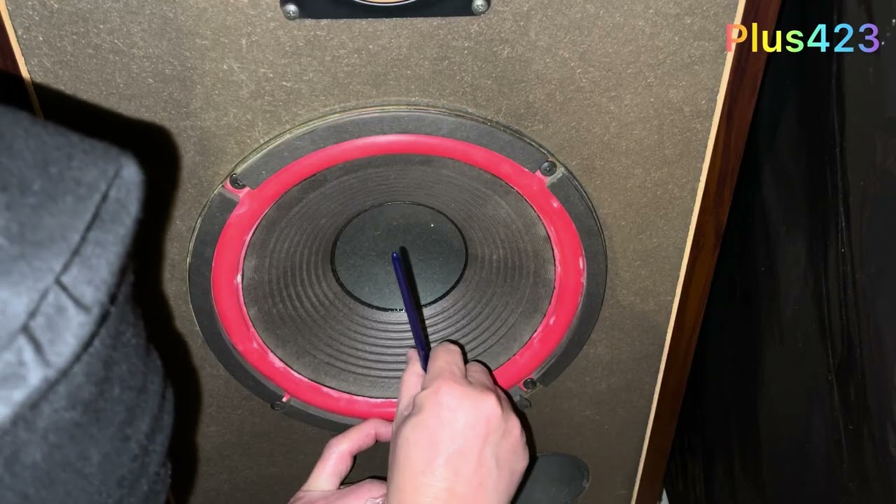 Junk vintage speaker Victor JS-202: Test listening after woofer