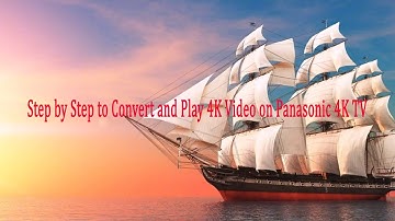 Watch 4K Video on Panasonic Viera 4K TV from USB HDD