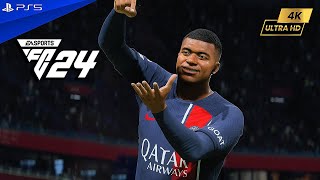 EA FC 24 | Paris Saint-Germain vs Barcelona - UEFA Champions League Quarter Final 2nd Leg | PS5