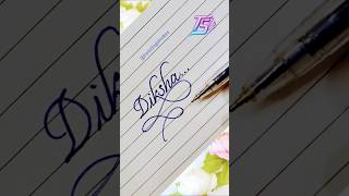 Diksha...❤️ Name Art in Cursive Handwriting #handwriting #nameart #cursivewriting #calligraphy #art