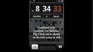Flip Clock Widget for iPhone/iPad/iPod Touch screenshot 1
