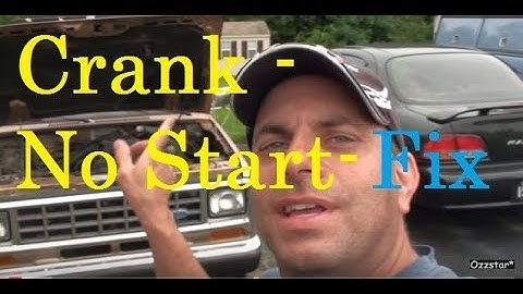 Engine Crank, No Start -Diagnosis and Fix - Ford Ranger