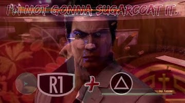 Yakuza 3 Kiryu Sugarcoating in a Blocking Simulator