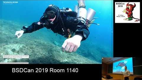 Diving and #OpenBSD puffy au naturel by Kristaps Dzonsons