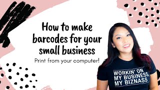 How to make barcodes for your small business | Inventory Management Hack screenshot 4