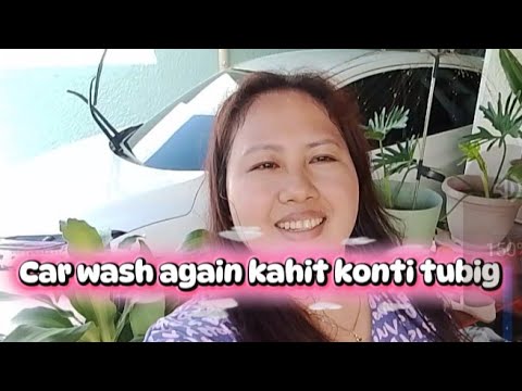 Sipag ko di ba...#carwash at home