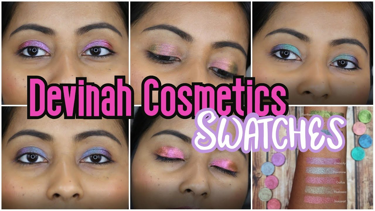 Devinah Cosmetics Duochrome & Multichrome Eyeshadow Swatches | Eye Swatches 