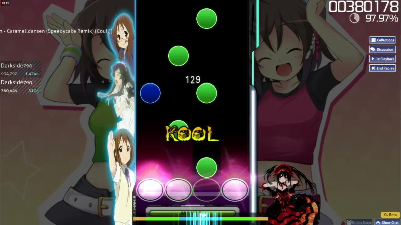 Osu Mania 4K Caramelldansen Caramelldansen Speedycake Remix Couil