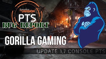 [The Division] 1.7.2 PTS Bug Report: This Whole Sequence