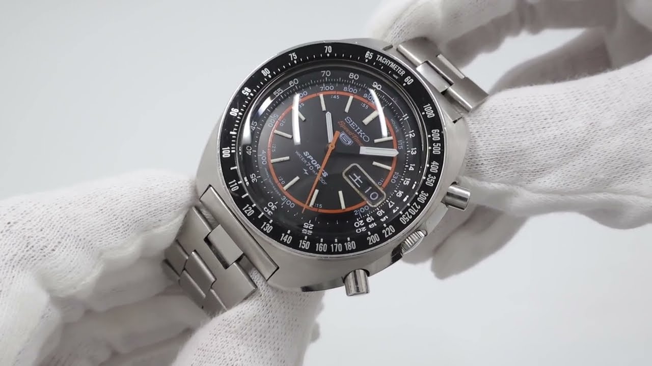 セイコー 5スポーツ スピードタイマー ラリーメーター Ref.7017-6020