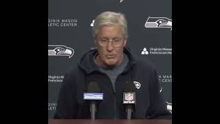 Pete Carroll being honest about the 49ers