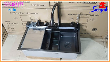 Chậu rửa chén 5 phím nano | Bồn rửa bát đa năng - Thiết bị vệ sinh cao cấp Senyal Việt Nam