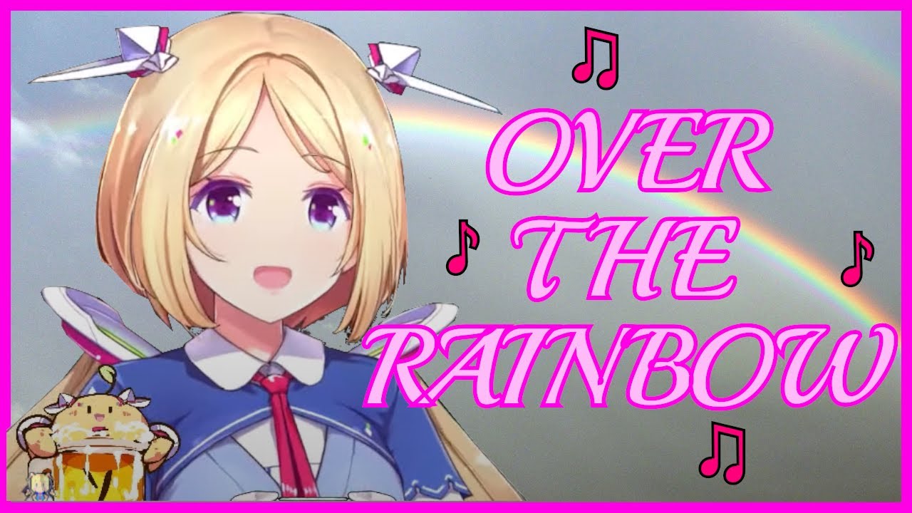 Akirose singing Over the Rainbow rudly interupted by exploding fish [Hololive]