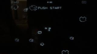 Asteroids Arcade With Brightness Up High