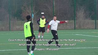 Soccer Coaching Compacting Play for Pressing Game