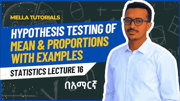#statistics 16: Hypothesis Testing of Mean & Proportion; Using Critical Value & P-Value Approach.