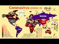 World Map Timelapse of the Coronavirus (January to September)