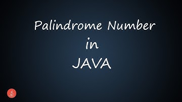 Palindrome Number in Java || BluejCode