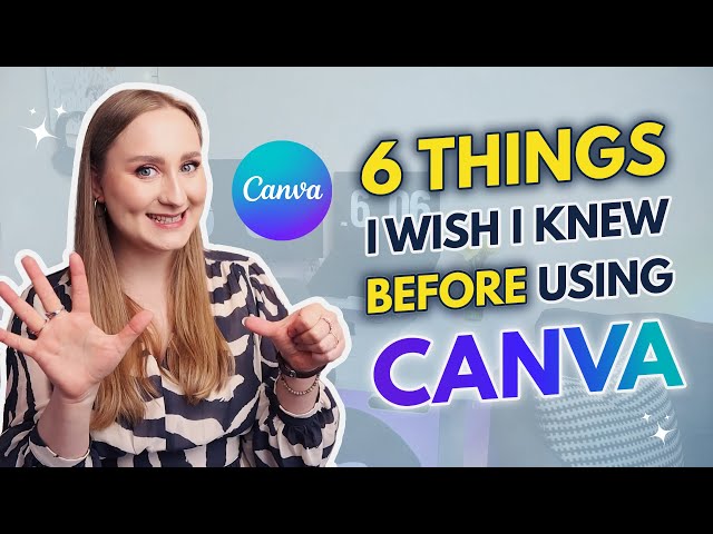 📋 6 THINGS YOU SHOULD KNOW Before using CANVA! | Canva Tutorial class=