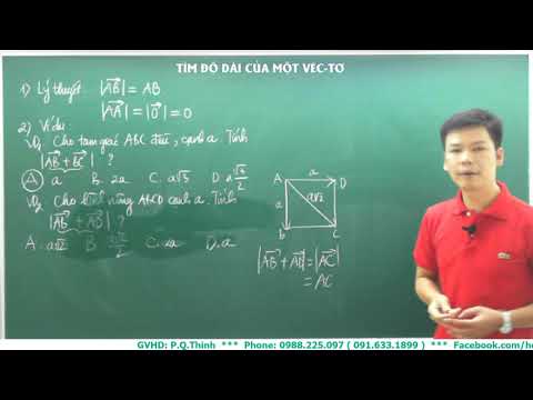 Video: Cách Xác định độ Dài Của Vectơ