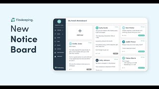 Introducing: The Flexkeeping Notice Board