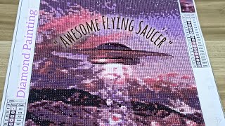 Diamond Painting, "Awesome Flying Saucer"