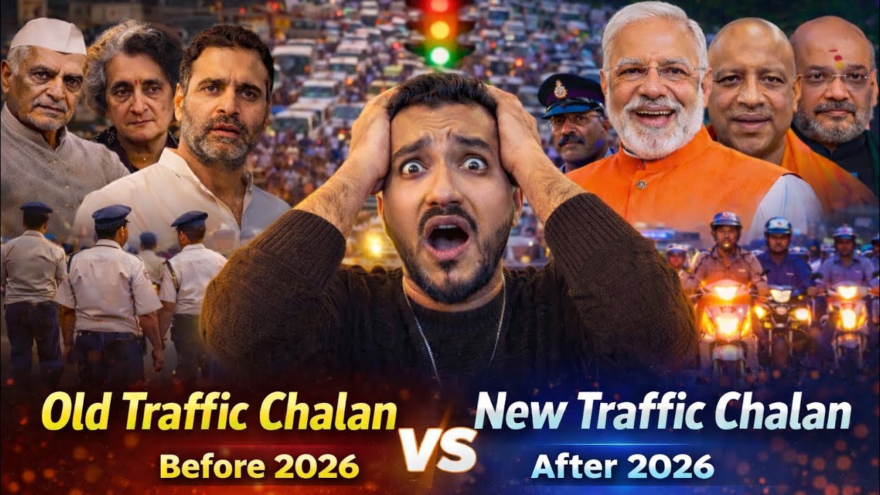 India Me Challan Itna Mehenga Kyun Hua? Before vs After 2026 Traffic Rules | Full History Explained
