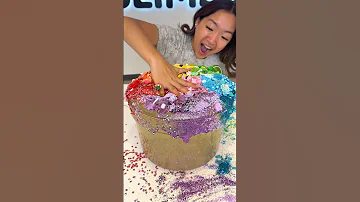 Making The World S MOST COLORFUL Slime 