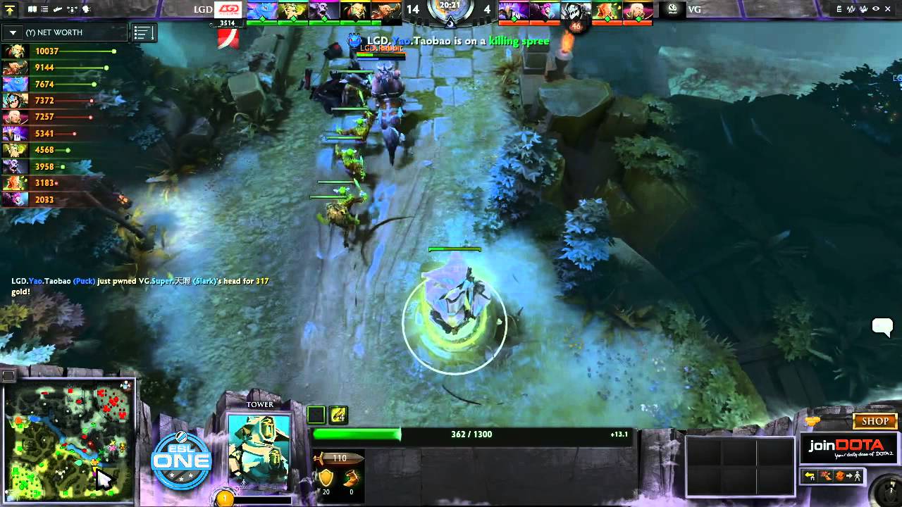 ESL ONE Asia Grand Final Qualifiers - LGD vs VG Game 1 - @TobiWanDOTA & @TheMaelk