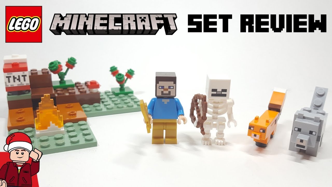 LEGO Minecraft The Taiga Adventure (21162) Review - YouTube