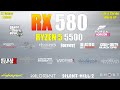 RX 580 + Ryzen 5 5500 - 21 Games Tested - is this Combo Worth it?