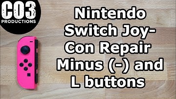 Nintendo Switch Joy-Con Repair - Minus (-) and L buttons