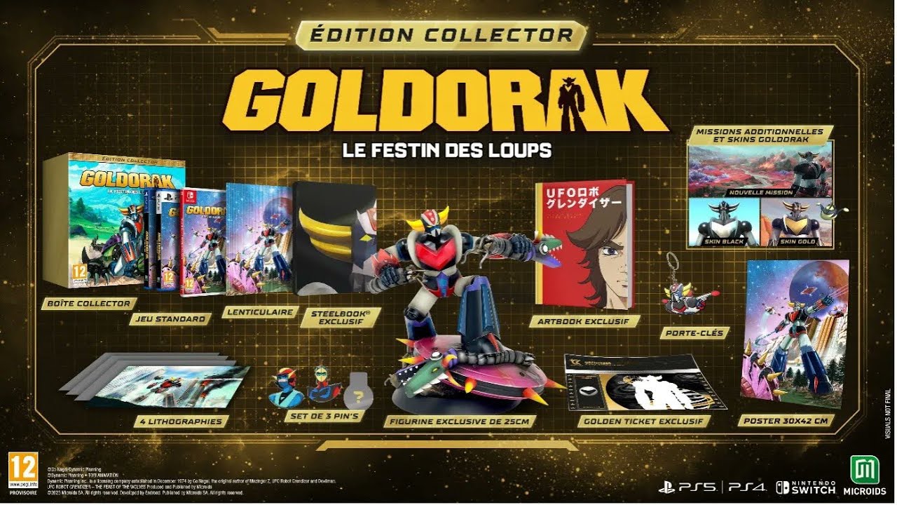 Goldorak The Feast Of Wolves Collector's Edition is €290😢😢 
