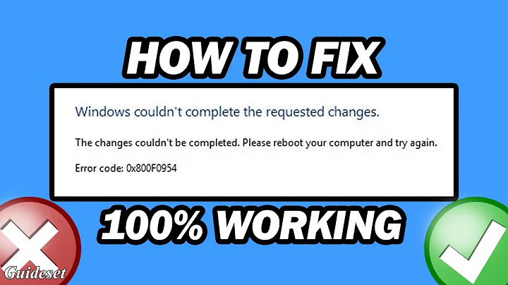 Fix 0x800f0954 Error When Installing .NET Framework in Windows 11/10