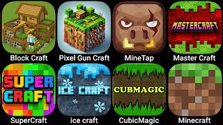 Block Craft,Pixel Gun Craft,MineTap,Master Craft,SuperCraft,Ice Craft,CubicMagic,Minecraft screenshot 5