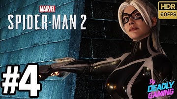 Spider-Man2 Gameplay Walkthrough Part 4 | Black Cat, Mysterio & Venom Story (PS5 1080p HDR)#gameशुरू