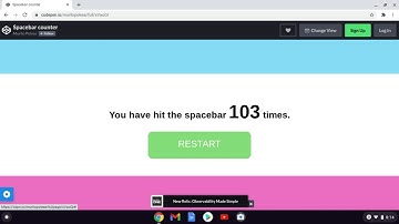 spamming spacebar game