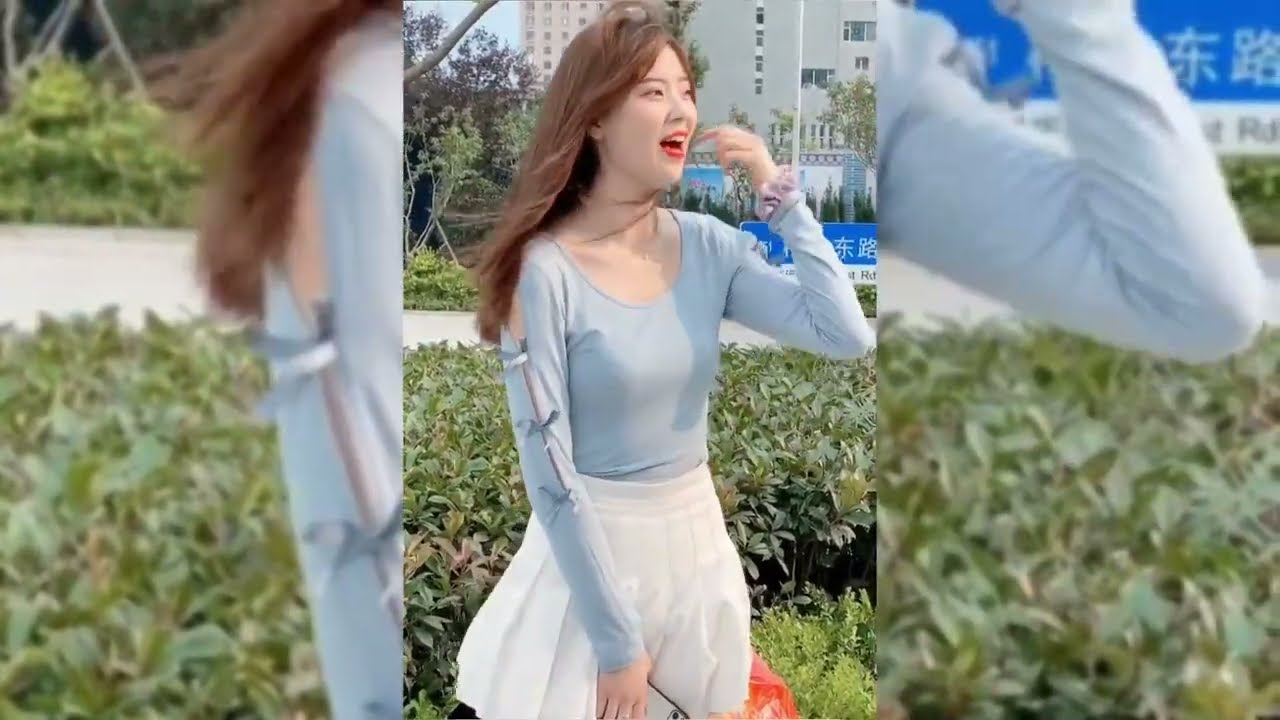 盘点夏天刮大风的尴尬瞬间，美女穿裙子出门遇上刮大风，尴尬了！