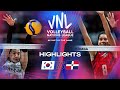  kor vs  dom  highlights  week 1  womens vnl 2024