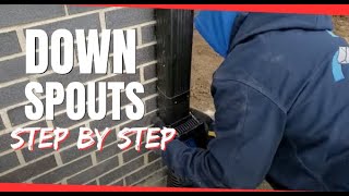 How to Install Underground Buried Downspout System - Step by Step Tutorial