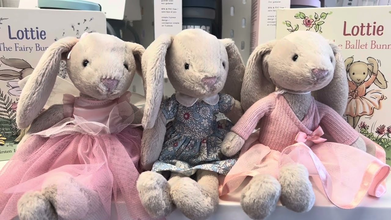 Jellycat Lottie Bunny! The cutest bunnies ever! - YouTube