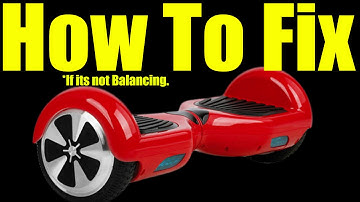How to fix un-balanced hoverboard/mini Segway. IO hawk.Phunkeeduck