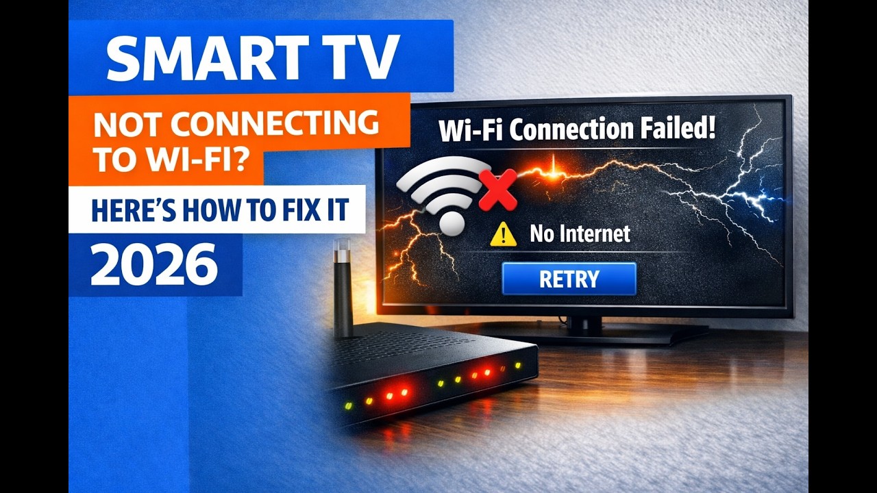 Smart TV Not Connecting to WiFi? Here's How to Fix It (2026) - YouTube