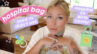 HOSPITAL BIRTH BAG: What Did I Use??