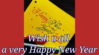 Laughtertainment Cursive Handwriting Wish You All A Very Happy New Year