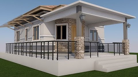 Archicad 3D house 1 hour detailing exterior